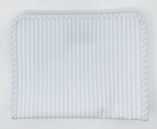 Roadie Large Zip Pouch - Pimlico Stripe Blue