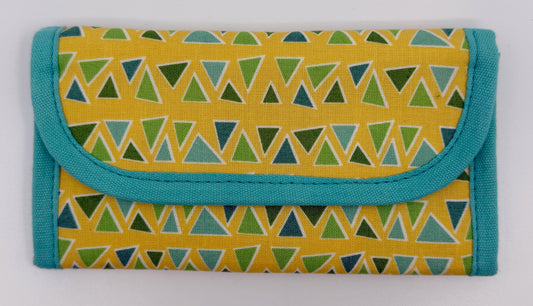 Needlepoint Tool Pouch - Yellow Triangle