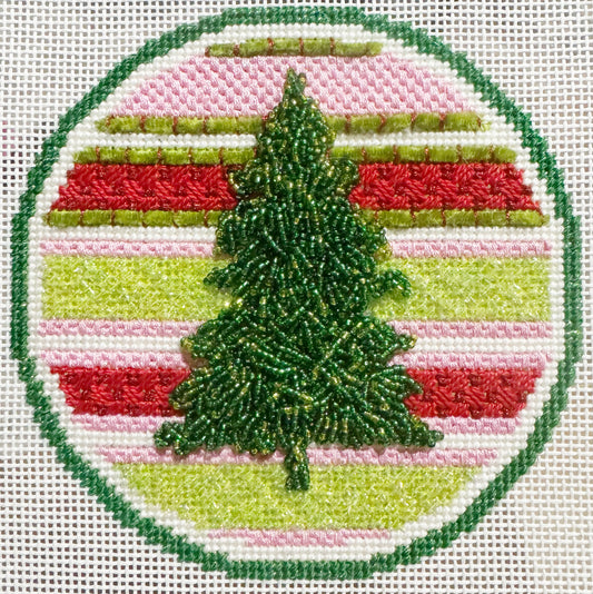 Audra Stitches Stripes Tree Round Class - Deposit Only