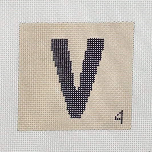 Scrabble Tile V - BW89
