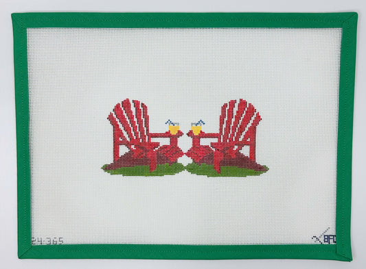 24-362 Two Red Adirondacks