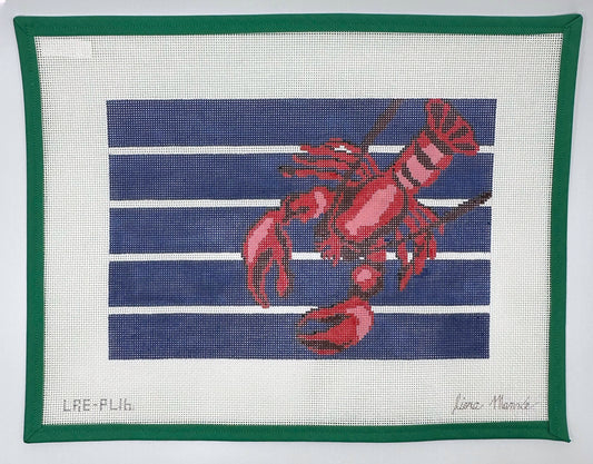 LRE-PL44 Lobster with Navy and White Stripes