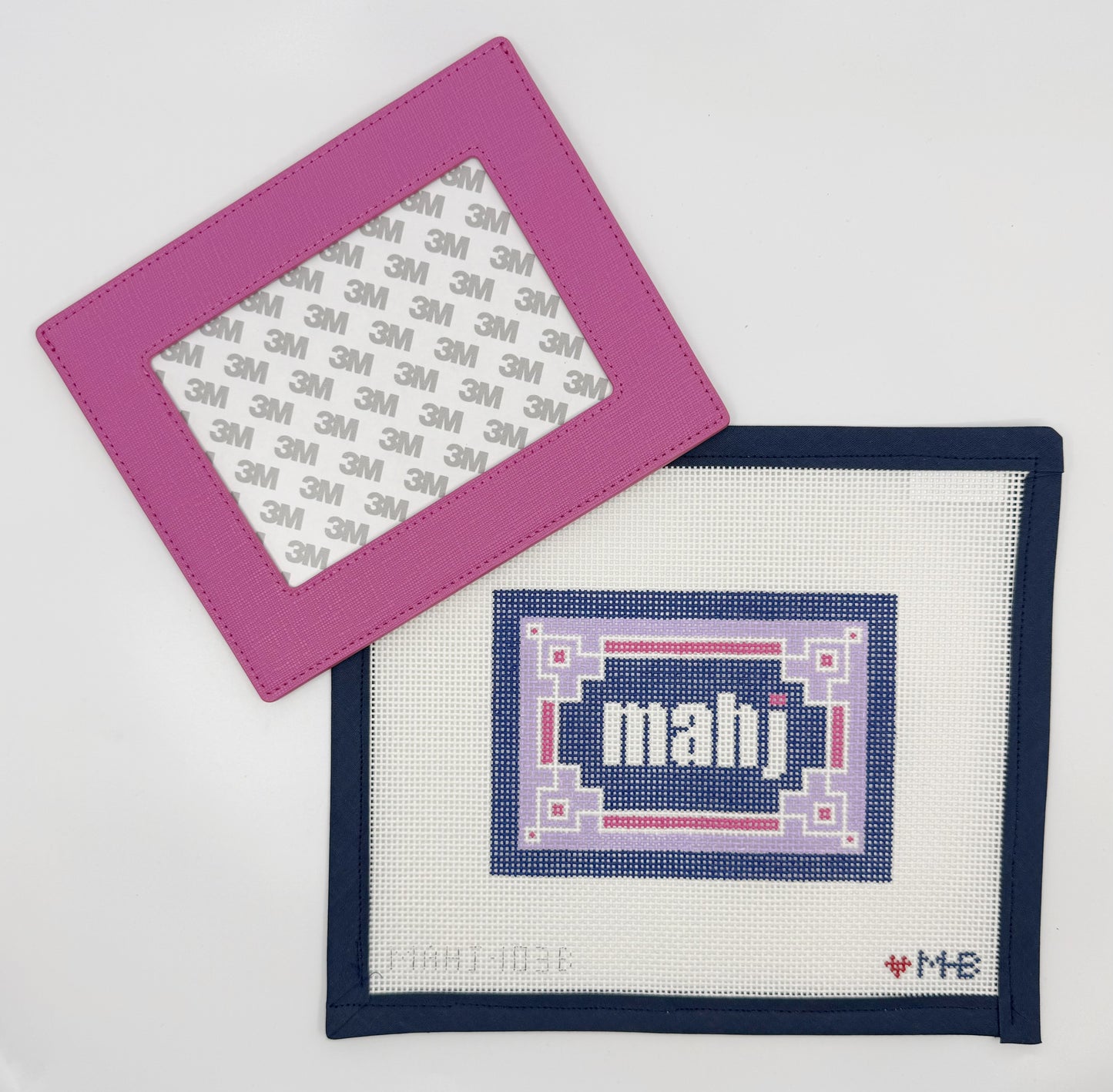 Key Corner Mahjong Insert/Self-Finishing Mahjong Card Sleeve Hot Pink Set