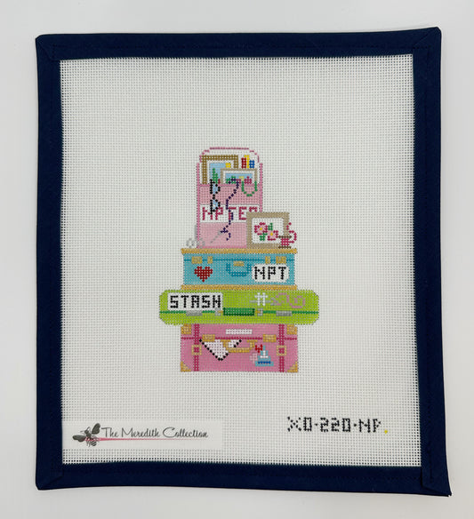 Luggage - Needlepoint XO-220np