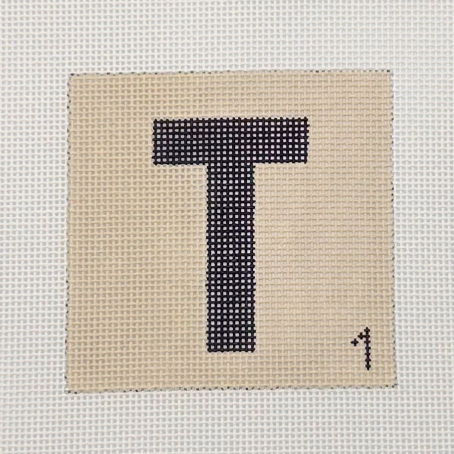 Scrabble Tile T - BW87