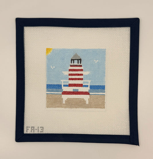 Red and White Lifeguard