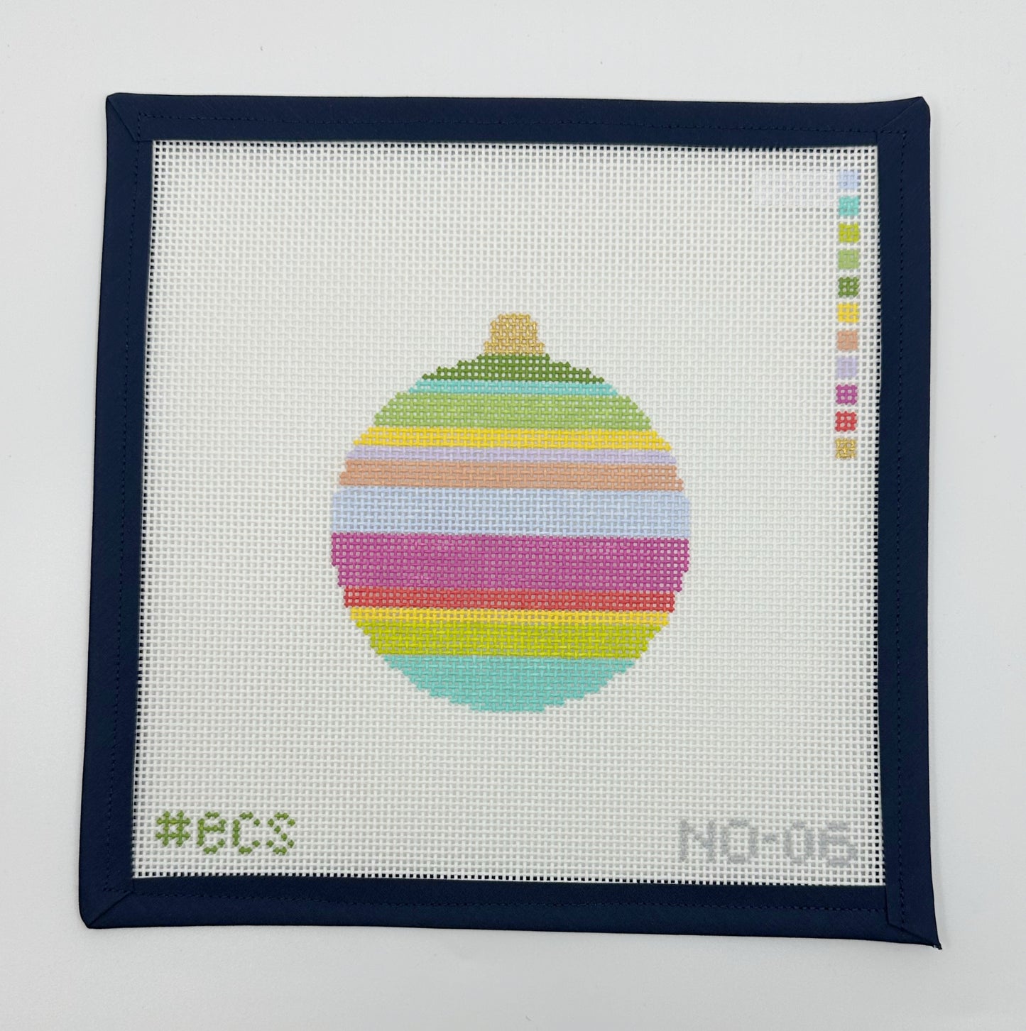 striped round bauble