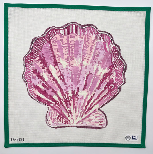 Scallop Canvas - Pink