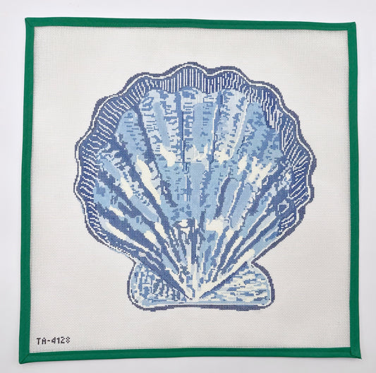 Scallop Canvas - Blue