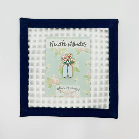 Mason Jar Vase Needle Minder