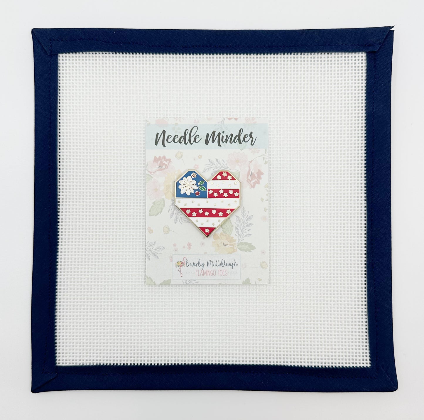 Sweet Freedom Heart Flag Needle Minder