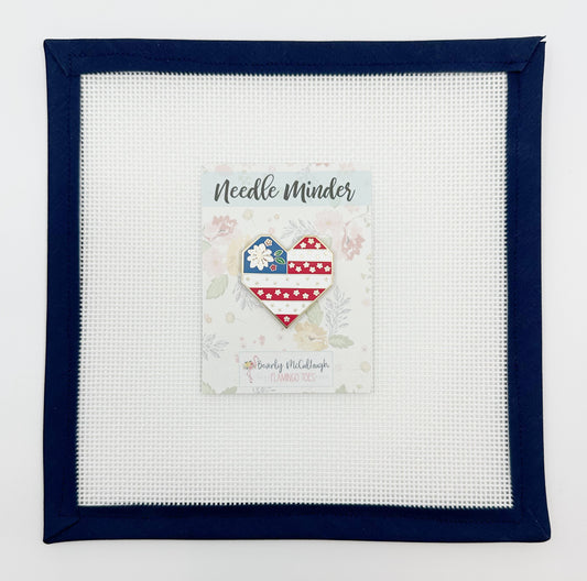Sweet Freedom Heart Flag Needle Minder
