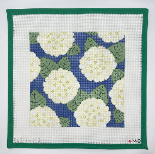 Hydrangeas Pillow - White
