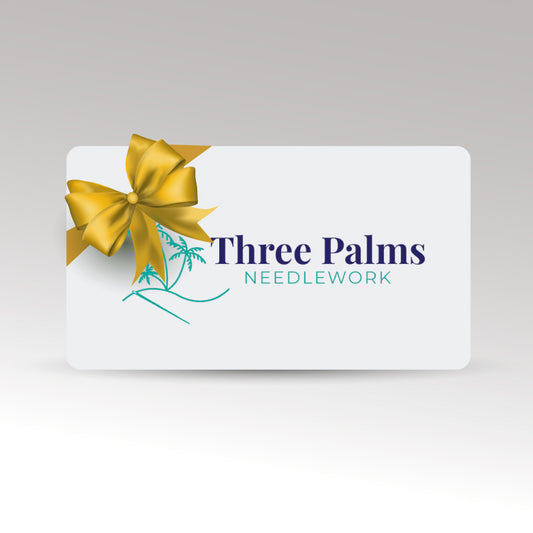Three Palms Needlework Gift Card