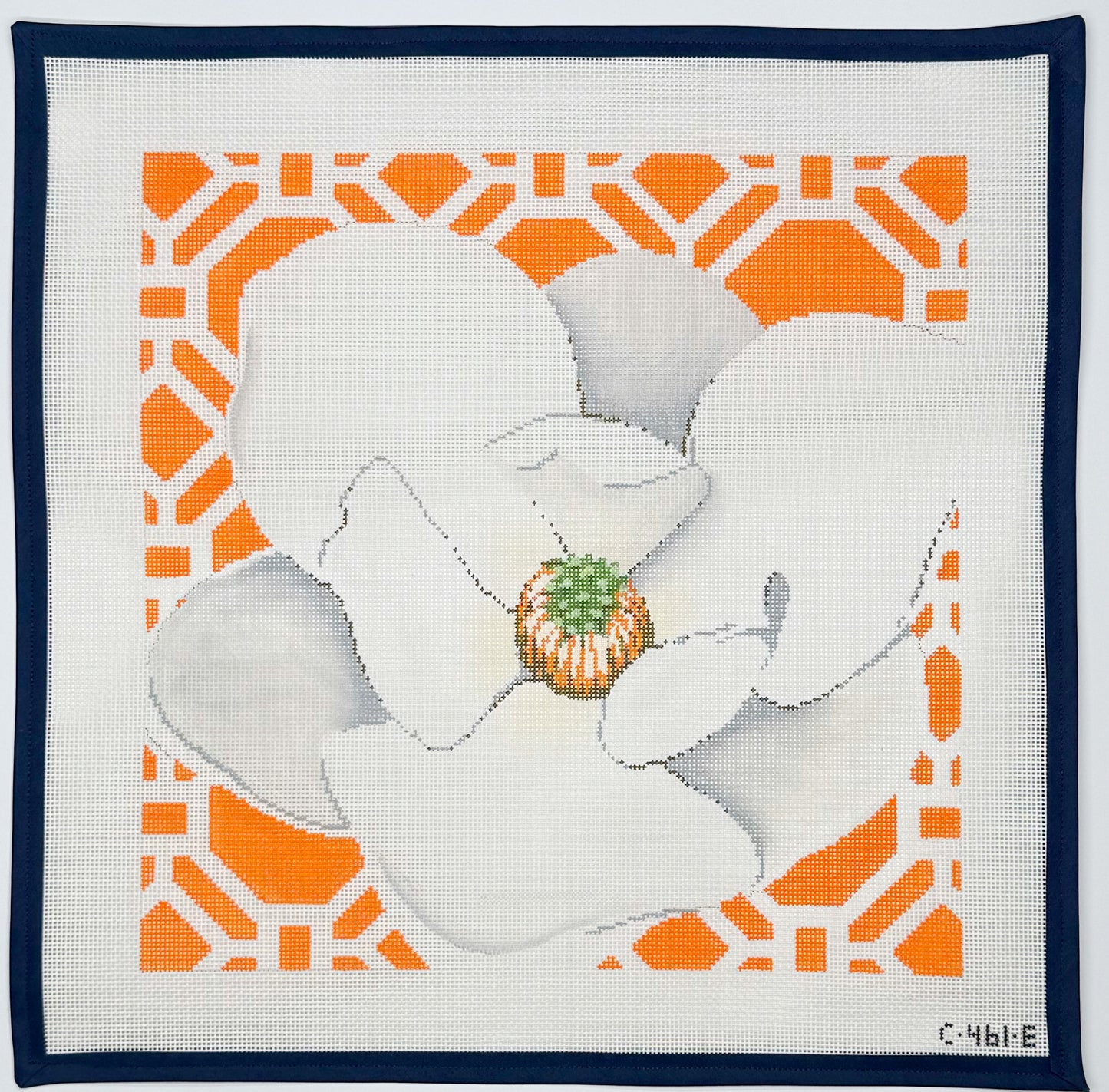 Magnolia on Tangerine C-461-E
