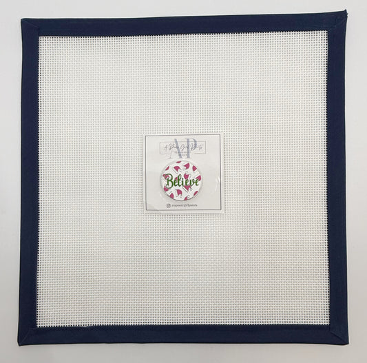 Believe with Santa Hats Needle Minder