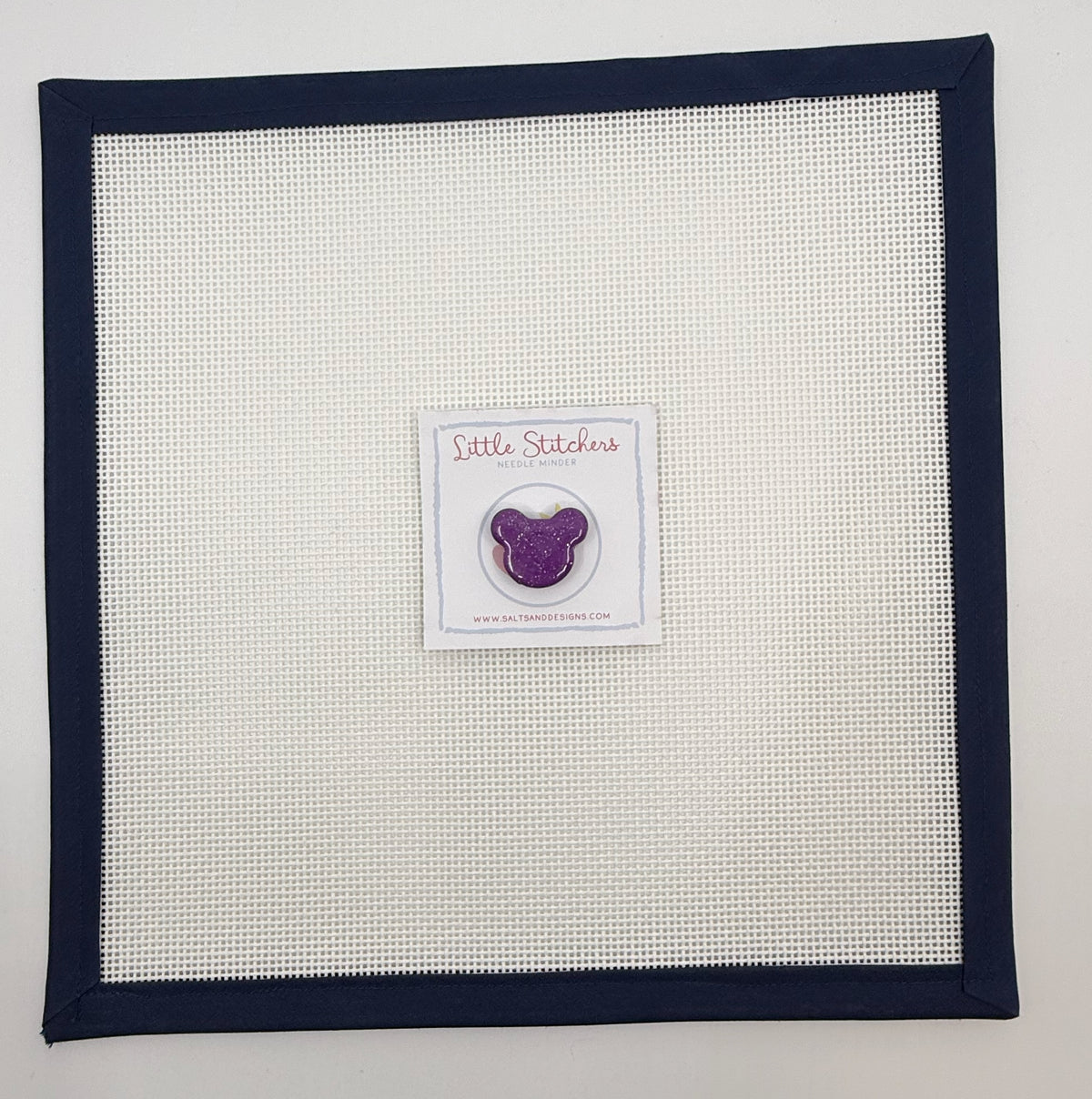 Purple Mouse Ears Clay Needle Minder SSD-NM10