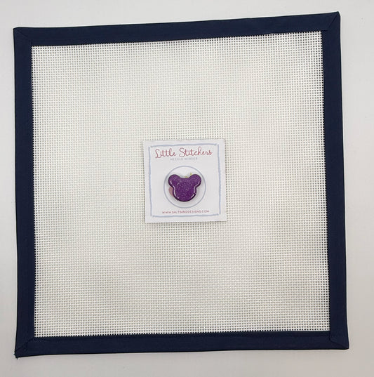 Purple Mouse Ears Clay Needle Minder SSD-NM10