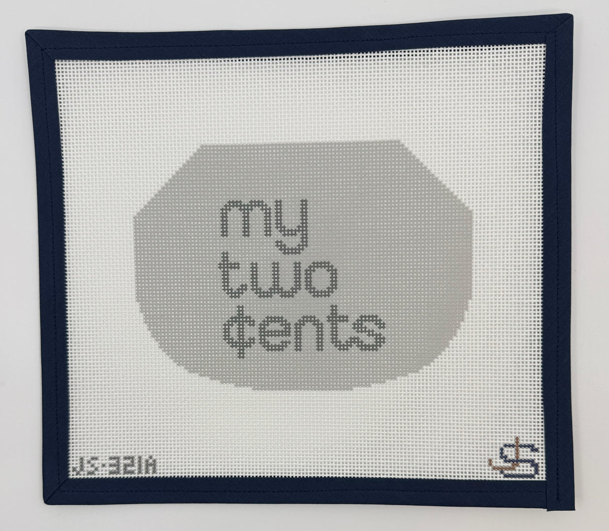 My Two Cents Kiss Lock Bag - Grayscale JS-321A