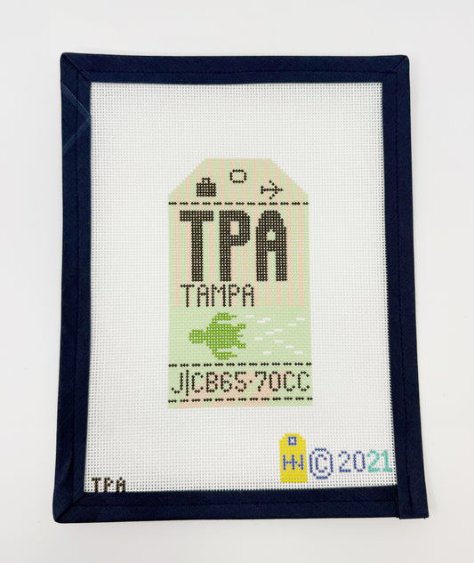 Tampa Retro Travel Tag