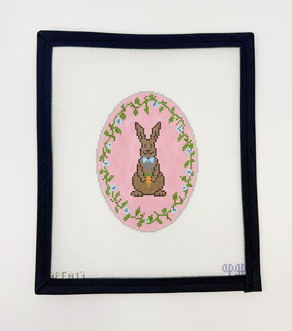 Pink Chocolate Bunny Oval