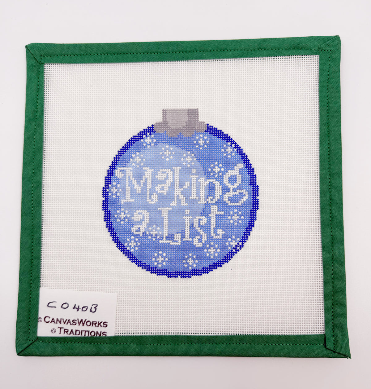 Making a List Ornament CO40B