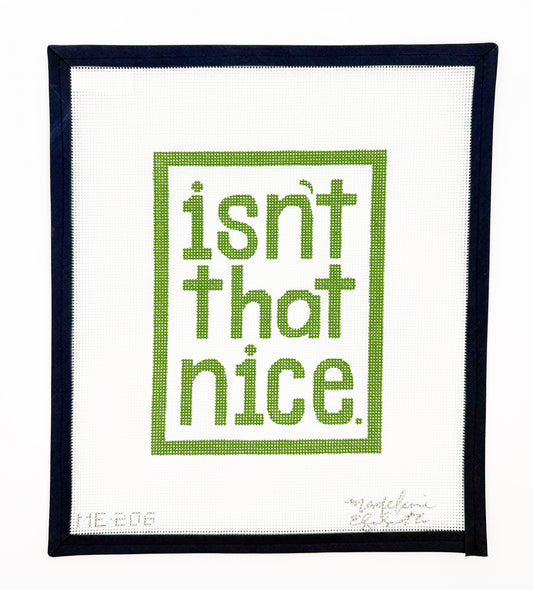 isn't that nice