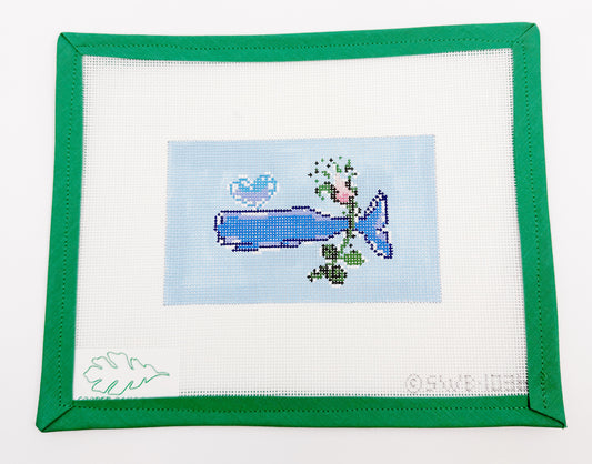 Whale w/Flower SWB-1036