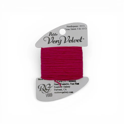 Petite Very Velvet V669 Medium Raspberry