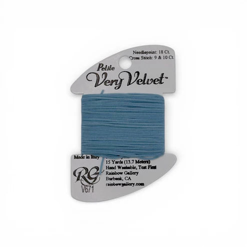 Petite Very Velvet V671 Powder Blue