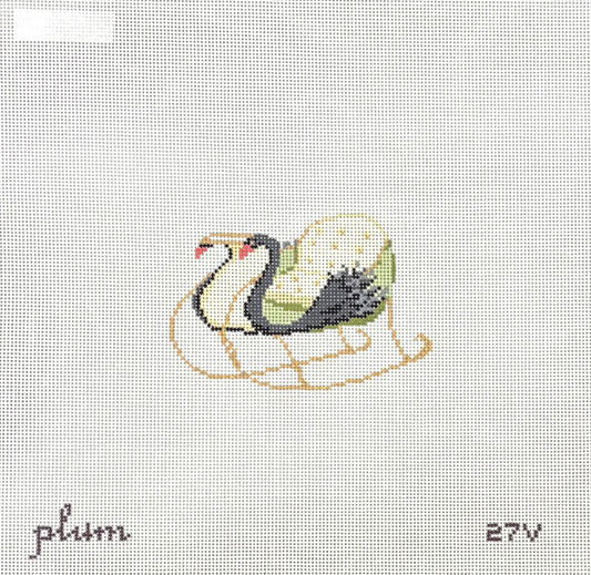 Black Swan Sleigh - TRUNK SHOW - 27V