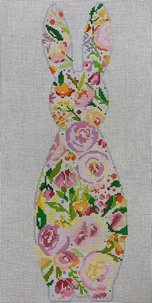 24-343 Pink Floral Bunny