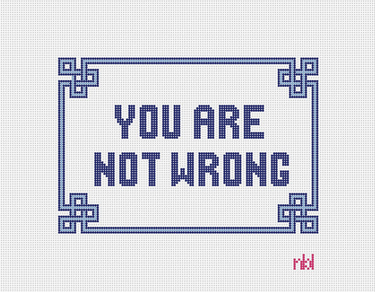 You Are Not Wrong - BW2089NBL