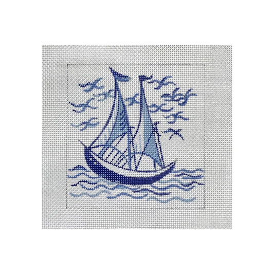 Delft Tiles Collection Ship - TRUNK SHOW - TSG44-F