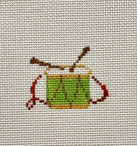 Victorian Christmas Drum - TRUNK SHOW - 18Y-D