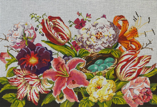 FF181 Floral Bird Nest