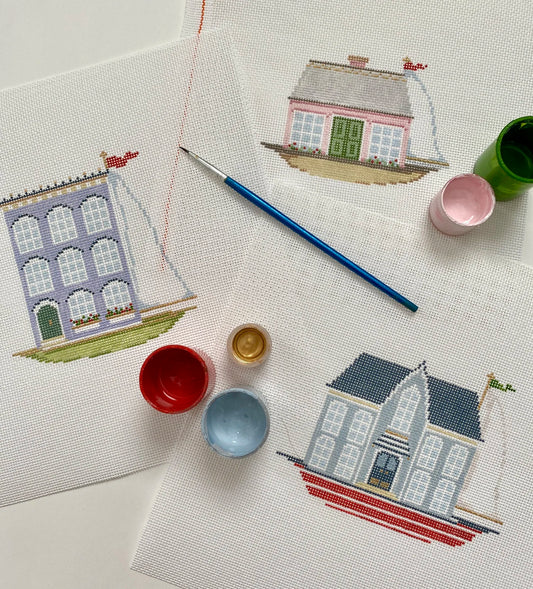 House Boat - Cape Cod in Pink - TRUNK SHOW - 18Z-B3