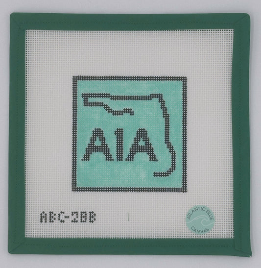 A1A Florida Road Sign - Blue