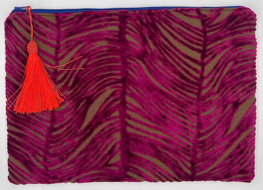 Anna Clutch - Purple Wave