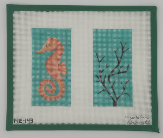 Seahorse and Coral Eye Glass Case