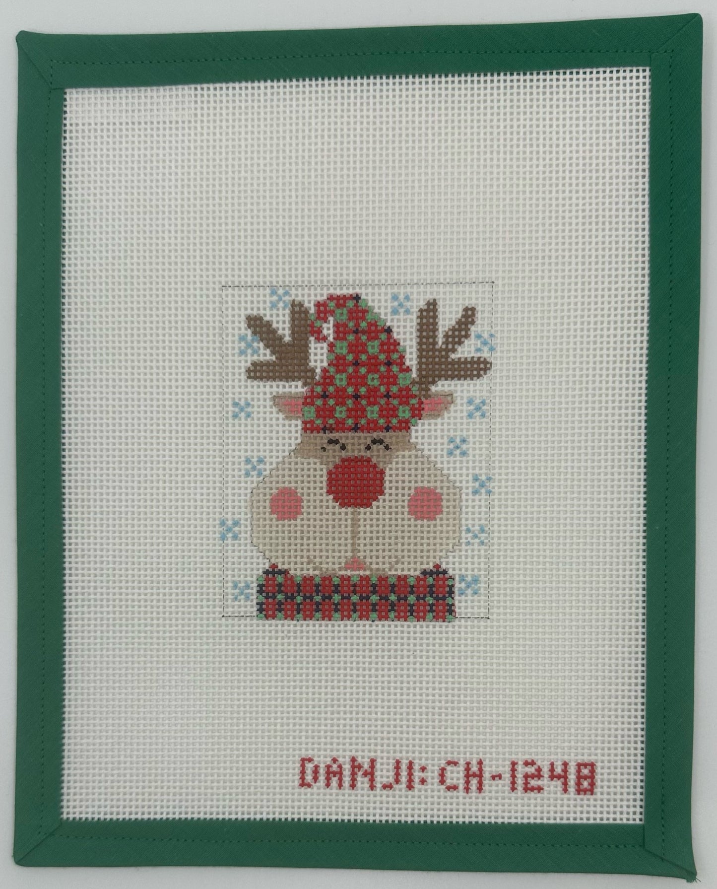 Reindeer Ornament - Red Hat