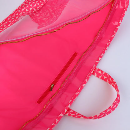 Scroll Bar Project Bag: Pink Punch
