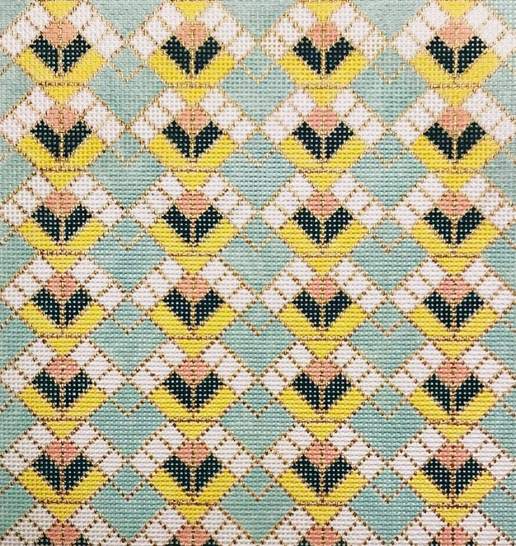 Geometric Series Stained Glass Flowers - TRUNK SHOW - 15KK-1