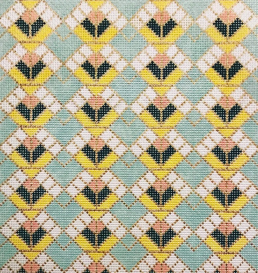 Geometric Series Stained Glass Flowers - TRUNK SHOW - 15KK-1